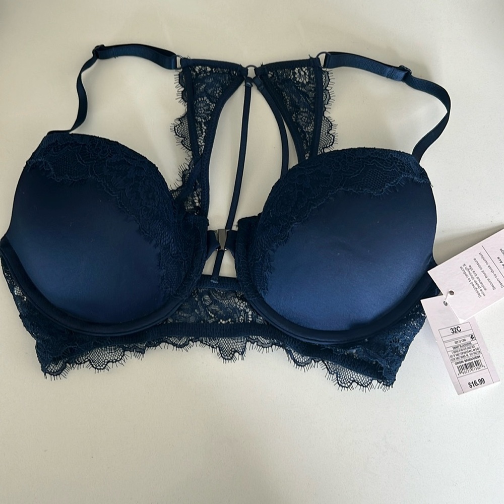 5/$15! NWT Auden blue lace bra